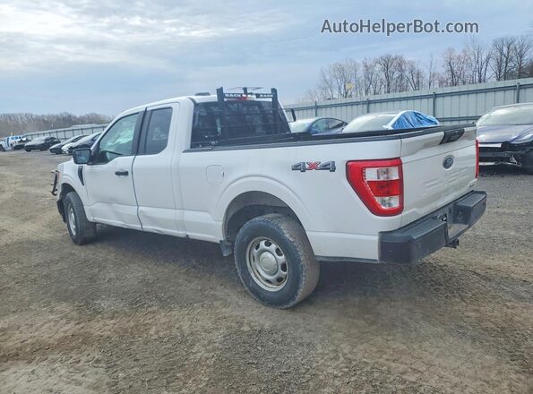1FTEX1EP8MKE05921 2021 FORD F150 Белый Задняя левая четверть