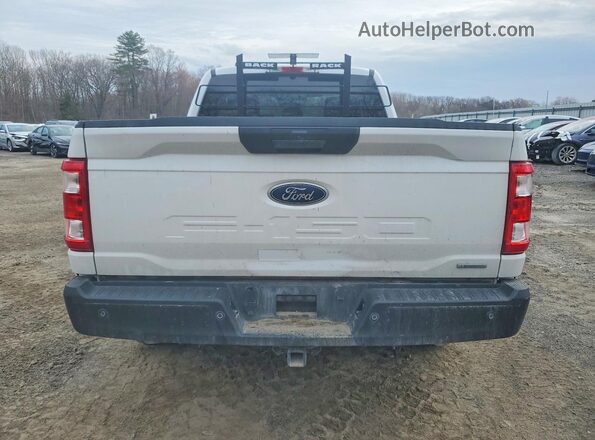 1FTEX1EP8MKE05921 2021 FORD F150 Белый Вид сзади