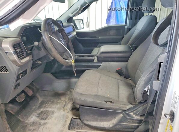 1FTEX1EP8MKE05921 2021 FORD F150 Белый Вид салона спереди