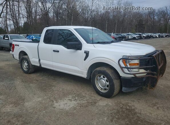 1FTEX1EP8MKE05921 2021 FORD F150 Белый Передняя правая четверть