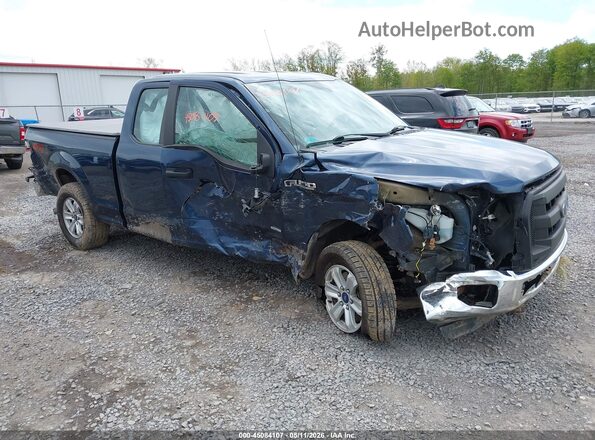 1FTEX1EP9GFC95720 2016 FORD F150 Синий Передняя правая четверть