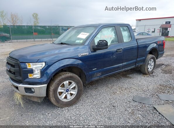 1FTEX1EP9GFC95720 2016 FORD F150 Синий Передняя левая четверть