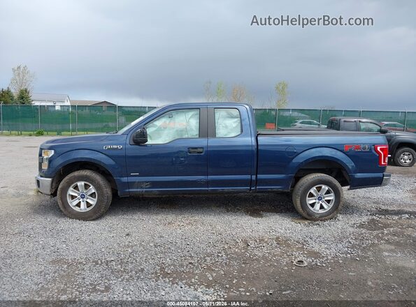 1FTEX1EP9GFC95720 2016 FORD F150 Синий Панорамный вид салона 360°