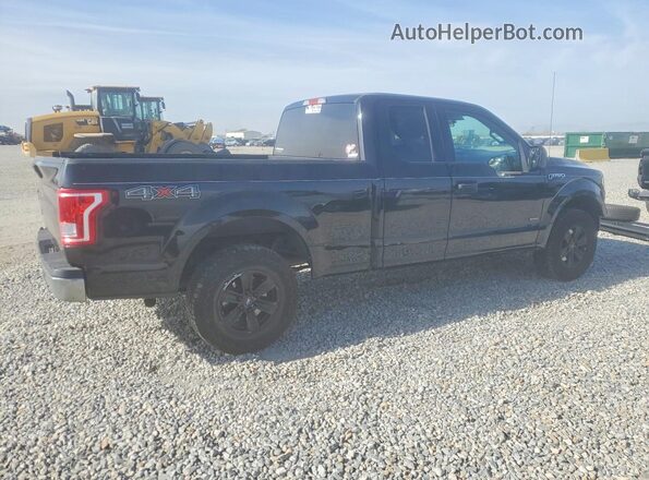 1FTEX1EP9HFC46454 2017 FORD F150 Черный Задняя правая четверть