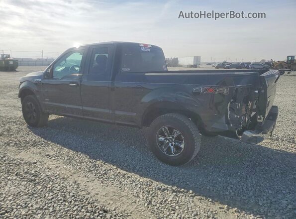 1FTEX1EP9HFC46454 2017 FORD F150 Черный Задняя левая четверть