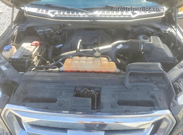 1FTEX1EP9HFC46454 2017 FORD F150 Черный Вид задней части салона