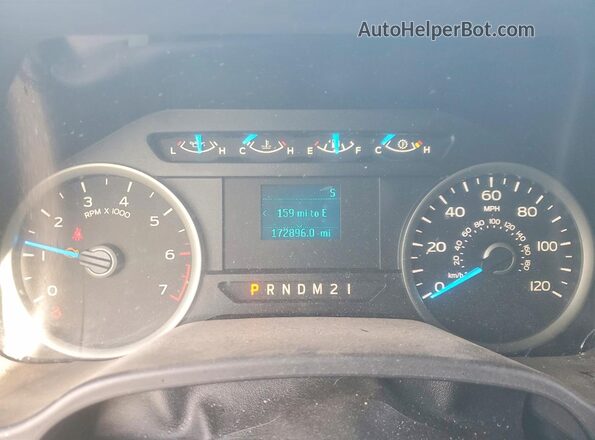 1FTEX1EP9HFC46454 2017 FORD F150 Черный Вид щитка приборов