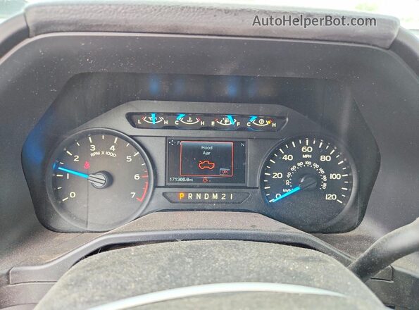1FTEX1EP9HKC44713 2017 FORD F150 Угольный Вид щитка приборов