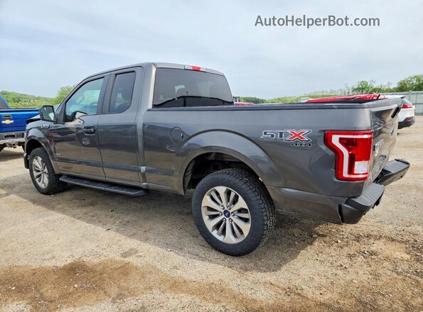 1FTEX1EP9HKC44713 2017 FORD F150 Угольный Задняя левая четверть