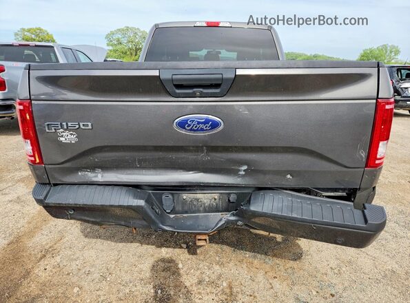 1FTEX1EP9HKC44713 2017 FORD F150 Угольный Вид сзади