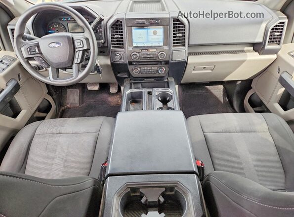 1FTEX1EP9HKC44713 2017 FORD F150 Угольный Вид панели приборов