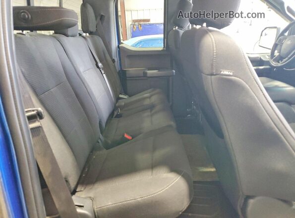 1FTEX1EP9HKC44856 2017 FORD F150 Синий Вид задних сидений