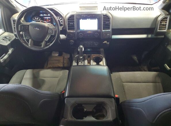 1FTEX1EP9HKC44856 2017 FORD F150 Синий Вид панели приборов
