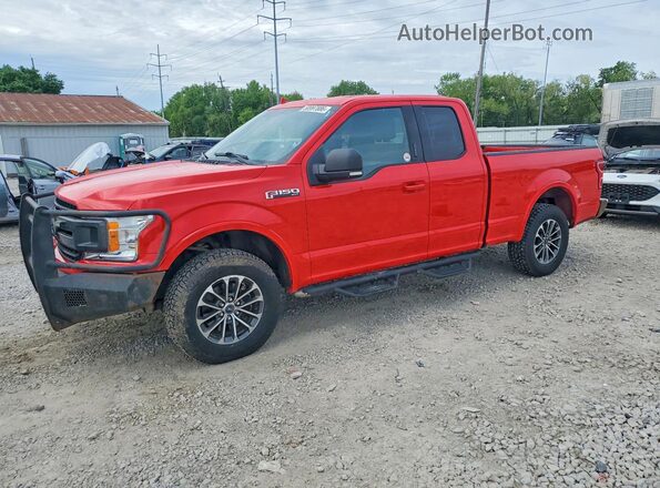 1FTEX1EP9JFE68613 2018 FORD F150 Красный Передняя левая четверть