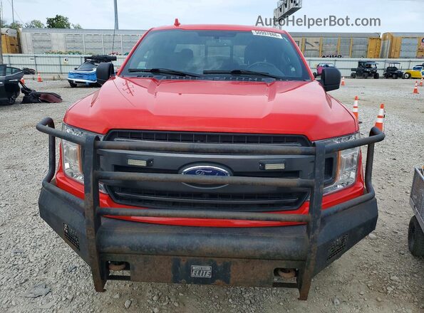1FTEX1EP9JFE68613 2018 FORD F150 Красный Вид спереди