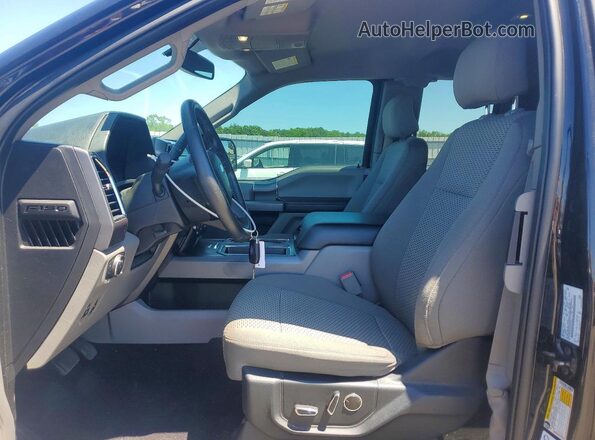 1FTEX1EPXGFA34919 2016 FORD F150 Черный Вид салона спереди