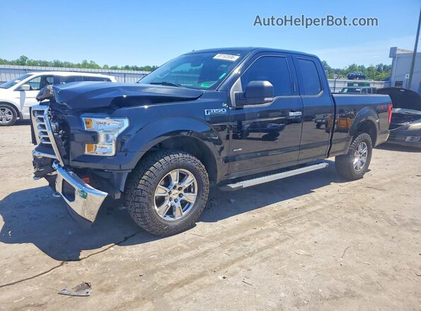 1FTEX1EPXGFA34919 2016 FORD F150 Черный Передняя левая четверть