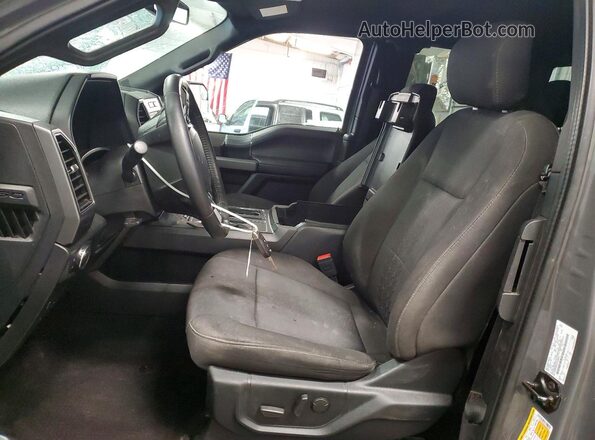 1FTEX1EPXLFC48920 2020 FORD F150 Gray Vista interior delantera