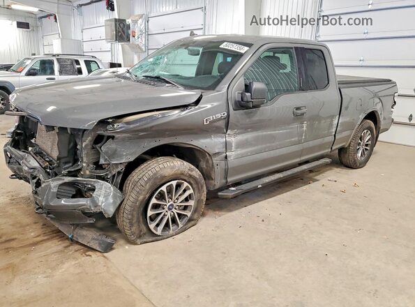 1FTEX1EPXLFC48920 2020 FORD F150 Gray Vista tres cuartos delantera izquierda