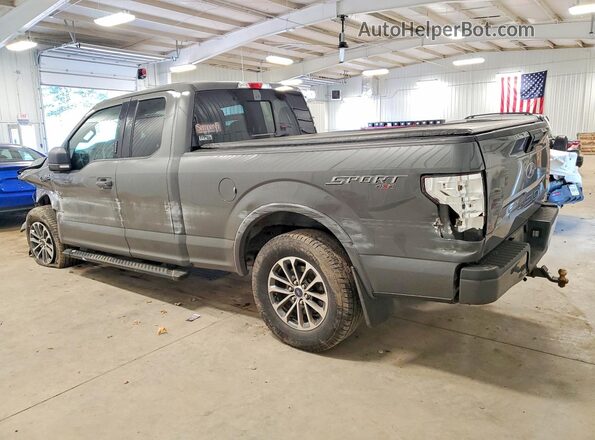 1FTEX1EPXLFC48920 2020 FORD F150 Gray Trasero izquierdo