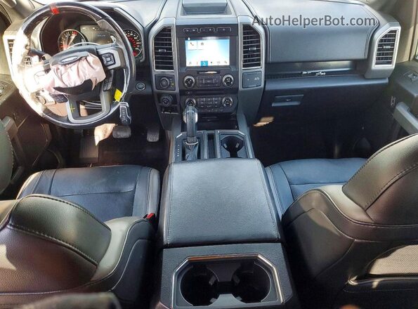 1FTEX1RG2HFB31687 2017 FORD F150 Белый Вид панели приборов
