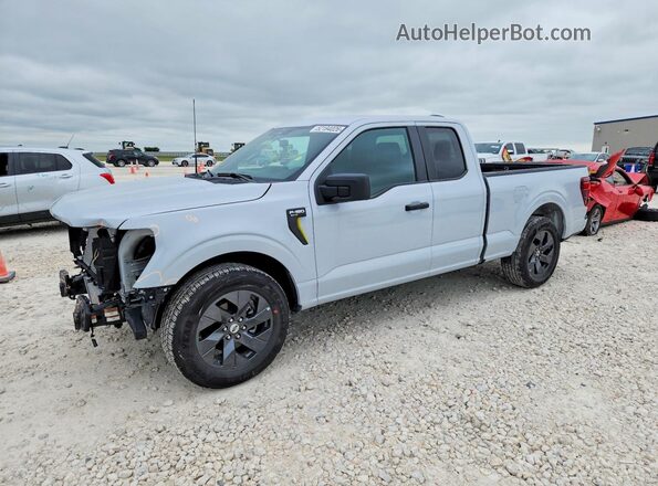 1FTEX2KP4SKE74743 2025 FORD F150 Gray Front left