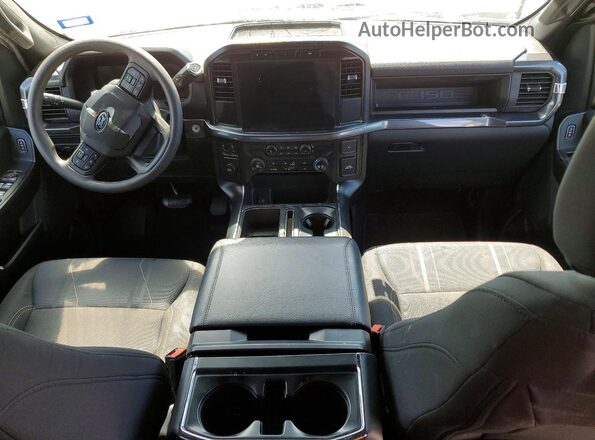 1FTEX2KP5RKD68389 2024 FORD F150 Белый Вид панели приборов