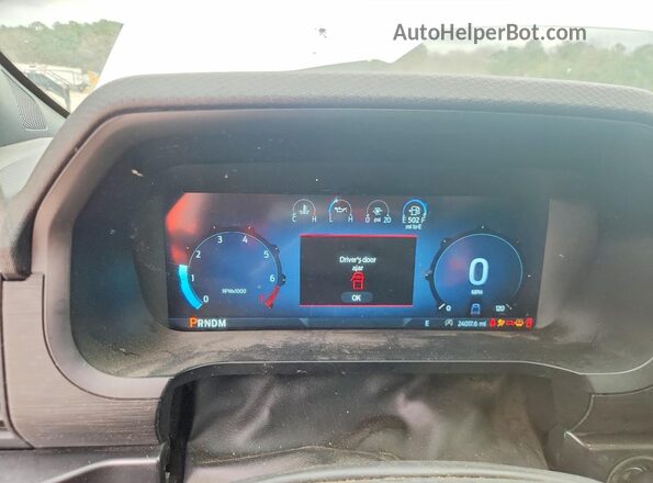 1FTEX2KP5SKD10269 2025 FORD F150 Белый Вид щитка приборов