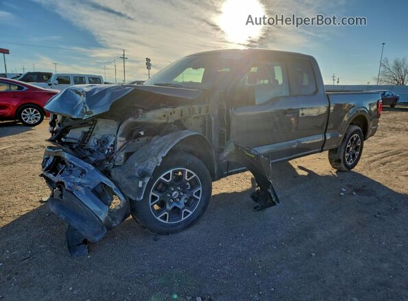 1FTEX2LP8RKE57095 2024 FORD F150 Gray Front left