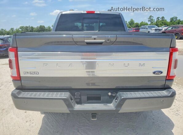 1FTFW1CD9NFB33387 2022 FORD F150 Серый Вид сзади