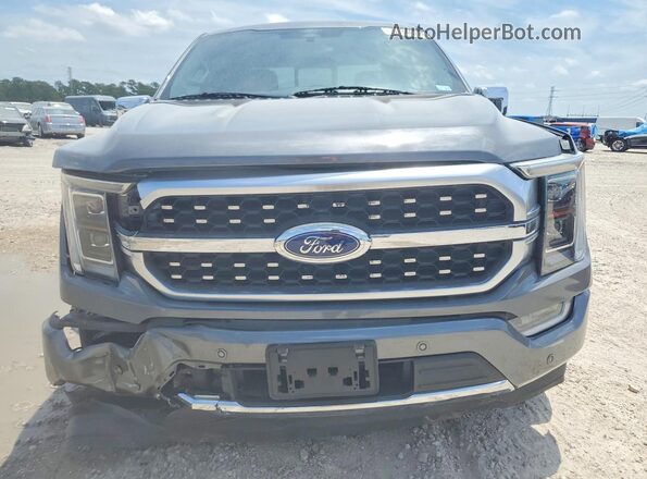1FTFW1CD9NFB33387 2022 FORD F150 Серый Вид спереди
