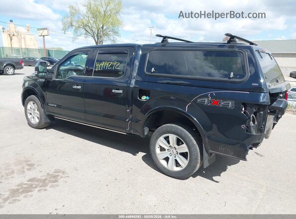 1FTFW1E10JFD52736 2018 FORD F150 Черный Задняя левая четверть
