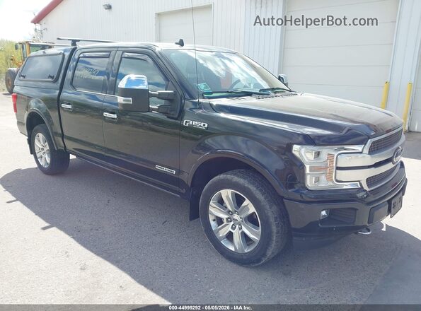 1FTFW1E10JFD52736 2018 FORD F150 Черный Передняя правая четверть