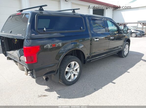 1FTFW1E10JFD52736 2018 FORD F150 Черный Задняя правая четверть