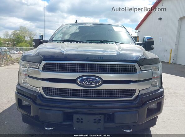 1FTFW1E10JFD52736 2018 FORD F150 Черный Вид щитка приборов
