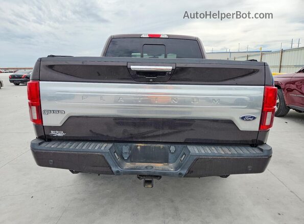 1FTFW1E15JFD95033 2018 FORD F150 Brown Vista trasera