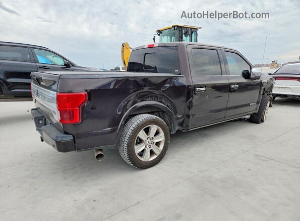 1FTFW1E15JFD95033 2018 FORD F150 Brown Trasero derecho