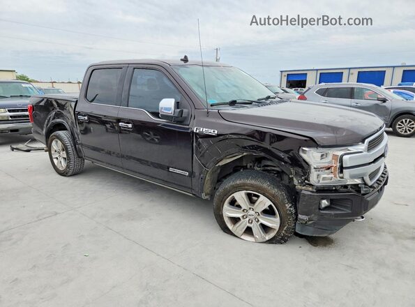 1FTFW1E15JFD95033 2018 FORD F150 Brown Delantero derecho