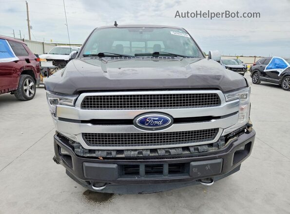 1FTFW1E15JFD95033 2018 FORD F150 Brown Vista frontal