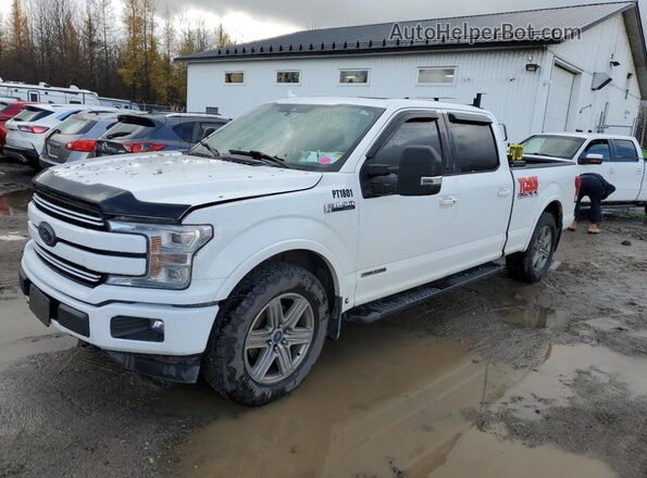 1FTFW1E17JFD57495 2018 FORD F150 White Передня ліва чверть