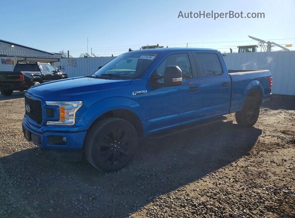1FTFW1E46LFB74635 2020 FORD F150 Blue Przód lewy