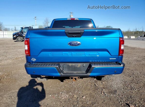 1FTFW1E46LFB74635 2020 FORD F150 Blue Widok z tyłu