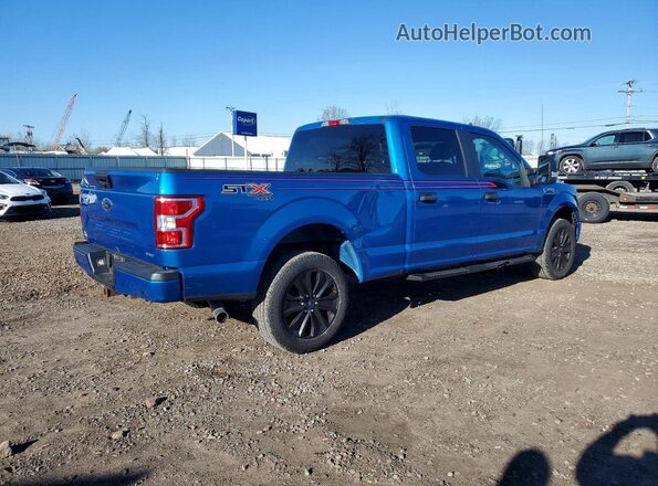 1FTFW1E46LFB74635 2020 FORD F150 Blue Tył prawy