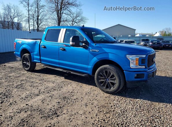 1FTFW1E46LFB74635 2020 FORD F150 Blue Przód prawy