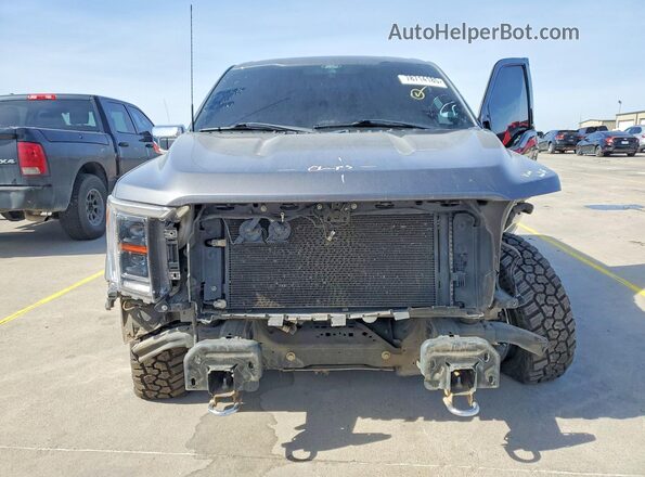 1FTFW1E51MFC03629 2021 FORD F150 Gray Widok z przodu