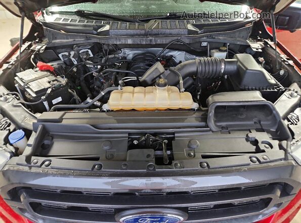 1FTFW1E52MKE80314 2021 FORD F150 Red Rear interior view