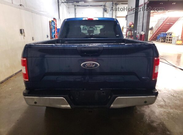 1FTFW1E55JKF96750 2018 FORD F150 Синий Вид сзади