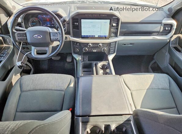 1FTFW1E56MFA84136 2021 FORD F150 White Dashboard view