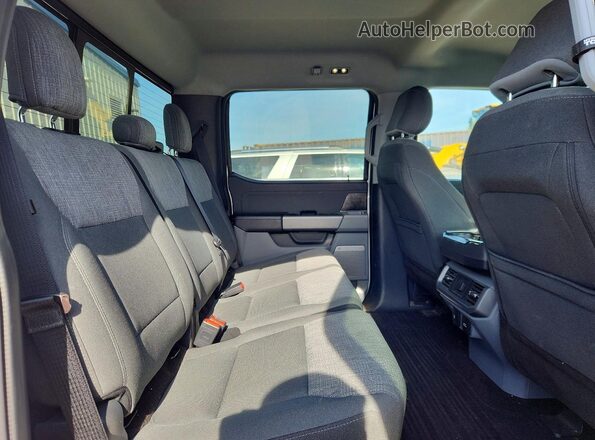 1FTFW1E56MFA84136 2021 FORD F150 White Rear seats view
