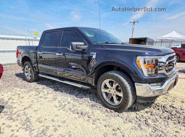1FTFW1E80MFA26596 2021 FORD F150 Blue Առջևի աջ